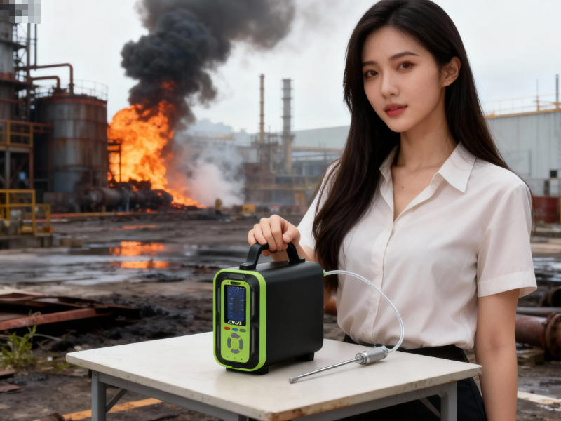 突發事故環境應急檢測現場